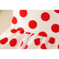 brand new name dotted classic red party dresses birthday holiday celebration party clothing high quality duoduo princess dresses